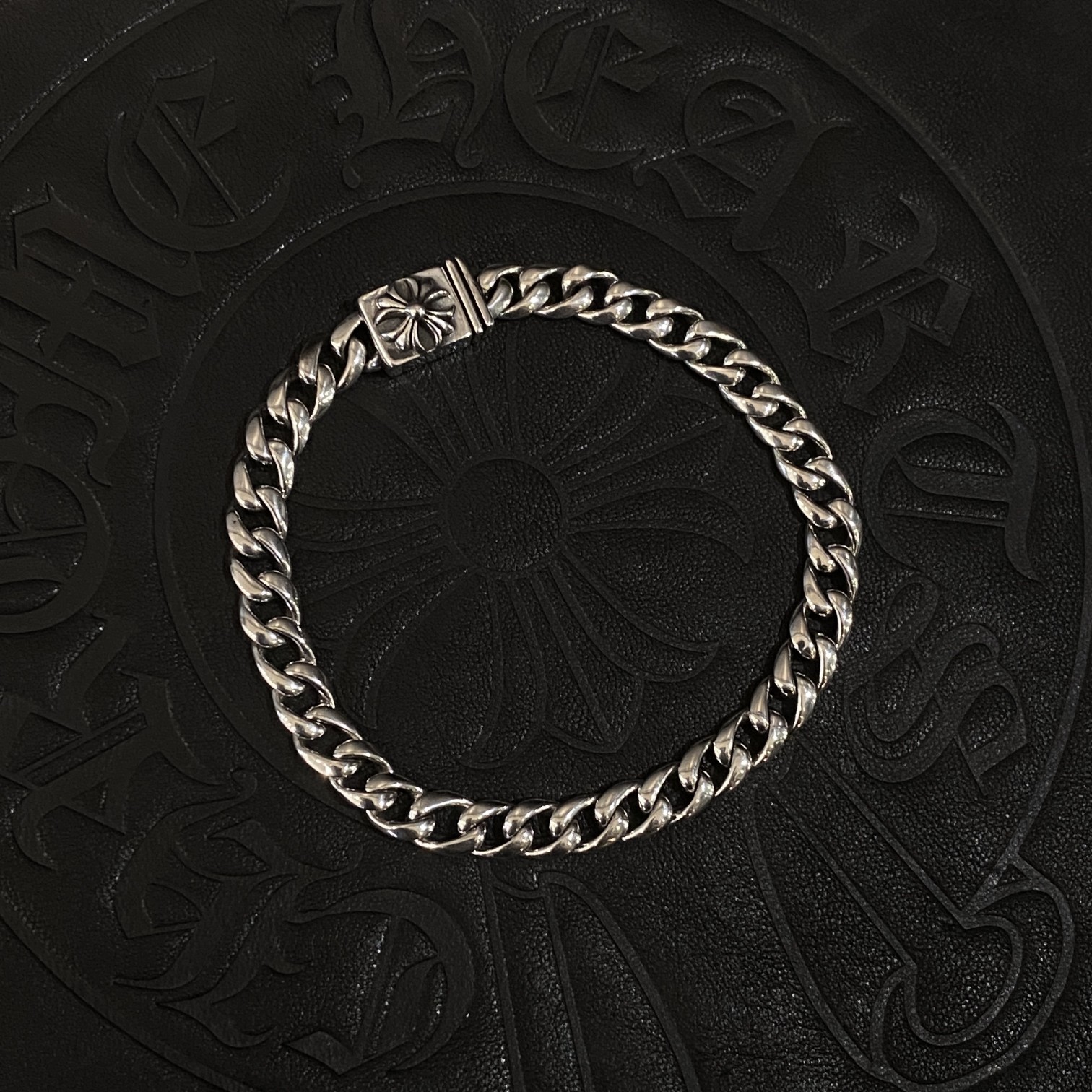 クロムハーツブレスレットCHROME HEARTS 2023年新作 スモールクロスフラワーバックル ブレスレット