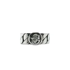 グッチ指輪GUCCI 2023年新作 ワイドチェーンリング