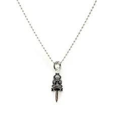 クロムハーツネックレスCHROME HEARTS 2023年新作 アルファベットリング ソード ネックレス