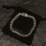 クロムハーツブレスレットCHROME HEARTS 2023年新作 スモールクロスフラワーバックル ブレスレット