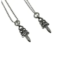 クロムハーツネックレスCHROME HEARTS 2023年新作 新作 ストーンリング スモールソード ネックレス