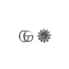 グッチピアスGUCCI 2023 新作 フラワー オレンジ スタッド ピアス