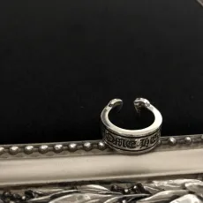 クロムハーツ指輪CHROME HEARTS 2023年新作 グロッシースクロールリング
