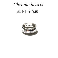 クロムハーツ指輪CHROME HEARTS 2023年新作 ラウンドクロスフラワーリング