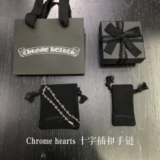 クロムハーツブレスレットCHROME HEARTS 2023年新作 バックルクロスブレスレット