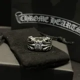 クロムハーツ指輪CHROME HEARTS 2023年新作 ストーンK\u0026Tリング
