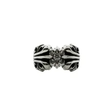 クロムハーツ指輪CHROME HEARTS 2023年新作 ストーンK\u0026Tリング