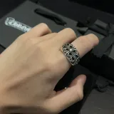 クロムハーツ指輪CHROME HEARTS 2023年新作 ウォッチマン ナローリング