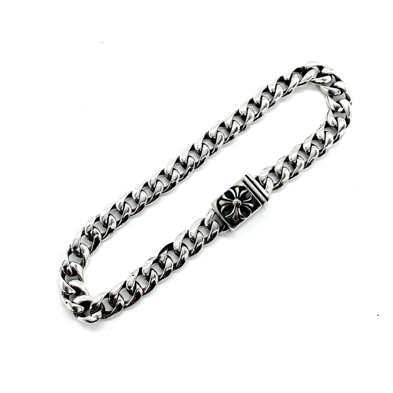 クロムハーツブレスレットCHROME HEARTS 2023年新作 スモールクロスフラワーバックル ブレスレット