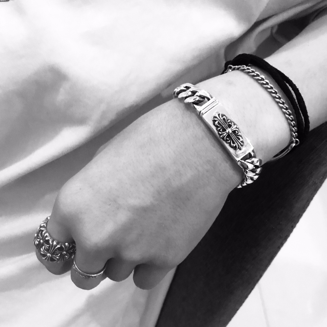 クロムハーツブレスレットCHROME HEARTS 2023年新作 ロングクロスフラワーブレスレット-クロムハーツ スーパーコピー代引き激安通販口コミ専門店