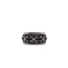 クロムハーツ指輪CHROME HEARTS 2023年新作 クロスフラワー ローテーションリング