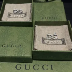 グッチピアスGUCCI 2023年新作 インターロッキングスターリングシルバー イヤリング