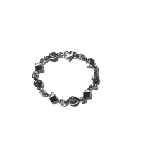 クロムハーツブレスレットCHROME HEARTS 2023年新作 クロスダイスブレスレット