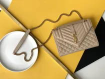サンローランバッグYves Saint Laurent 2023 新品 高品質 ENVELOPE ミディアム エンベロープ バッグ 428134