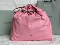 バレンシアガバッグBALENCIAGA 2023年新作 高品質 【フォールド パウダー ラージ】 トートバッグ 900800