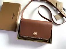 バーバリーバッグBURBERRY 2023年新作 高品質ヴィンテージチェック柄レザー スモールクロスボディバッグ 900450