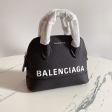 バレンシアガバッグBALENCIAGA 2023年新作 高品質 グラムシルバープリント 大文字シェルバッグ 900800