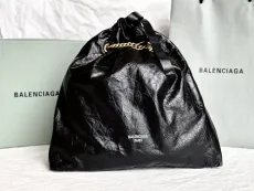 バレンシアガバッグBALENCIAGA BALENCIAGA 2023年新作 高品質 【二つ折り ブラック ラージ】 トートバッグ 900800