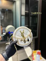 サンローランバッグYves Saint Laurent 2023新作 ショルダーバッグ ラウンドケーキバッグ