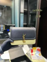 サンローランバッグYves Saint Laurent 2023新作 ソルフェリーノ パテントレザー 豆腐バッグ