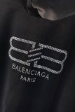 バレンシアガ服BALENCIAGA 2023新作ベルベットフード付きジャケット