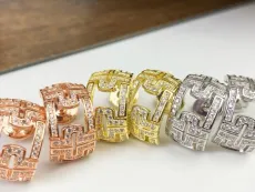 ブルガリピアスBVLGARI 2023年新作 フライングソーサー ピアス