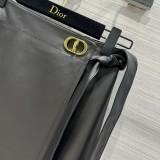 ディオール服DIOR 2023新作レザーロングスカート