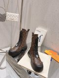 ルイヴィトン靴LOUIS VUITTON 2023年新作 チェルシー厚底ブーツ