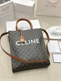 セリーヌバッグCELINE 2023新作 オールドフラワー トートバッグ