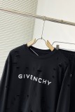 ジバンシィ服GIVENCHY 2023 新作 リップド スウェットシャツ