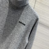 ミュウミュウ服Miu Miu2023新作タートルネックセーター