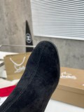 クリスチャンルブタン靴Christian Louboutin 2023 新作 太ヒール エラスティック アンクルブーツ