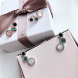 ブルガリピアスBVLGARI 2323 新品 3つボタン イヤリング