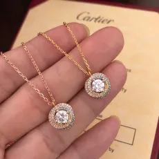 カルティエネックレスCARTIER 2023新作 スリーリングネックレス