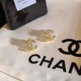 シャネルピアスCHANEL 2023 新作 スクエア ダイヤモンド レタード スタッド ピアス ジュエリー