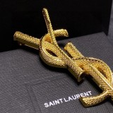 サンローランブローチYves Saint Laurent 2023年新作 ゴールドブローチ