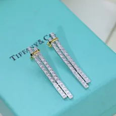 ティファニーピアスTiffany 2023 新作 バイカラー エレクトリック クロスオーバー イヤリング