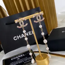シャネルピアスCHANEL 2023年新作 パール ダブルC イヤリング