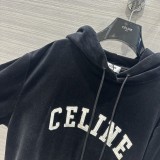 セリーヌ服CELINE 2023新作 インポート ベルベットスポーツスーツ 縁取り付き