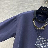 ルイヴィトン服LOUIS VUITTON 2023年新作 ジャガードポケット装飾半袖Tシャツ