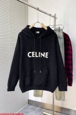 セリーヌ服CELINE 2023新作 フード付きウールスウェットシャツ