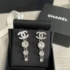 シャネルピアスCHANEL 2023 新作 スリーダイヤ タッセル イヤリング