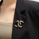 シャネルブローチCHANEL 2023年新作 スクエアダイヤモンド＆パールブローチ