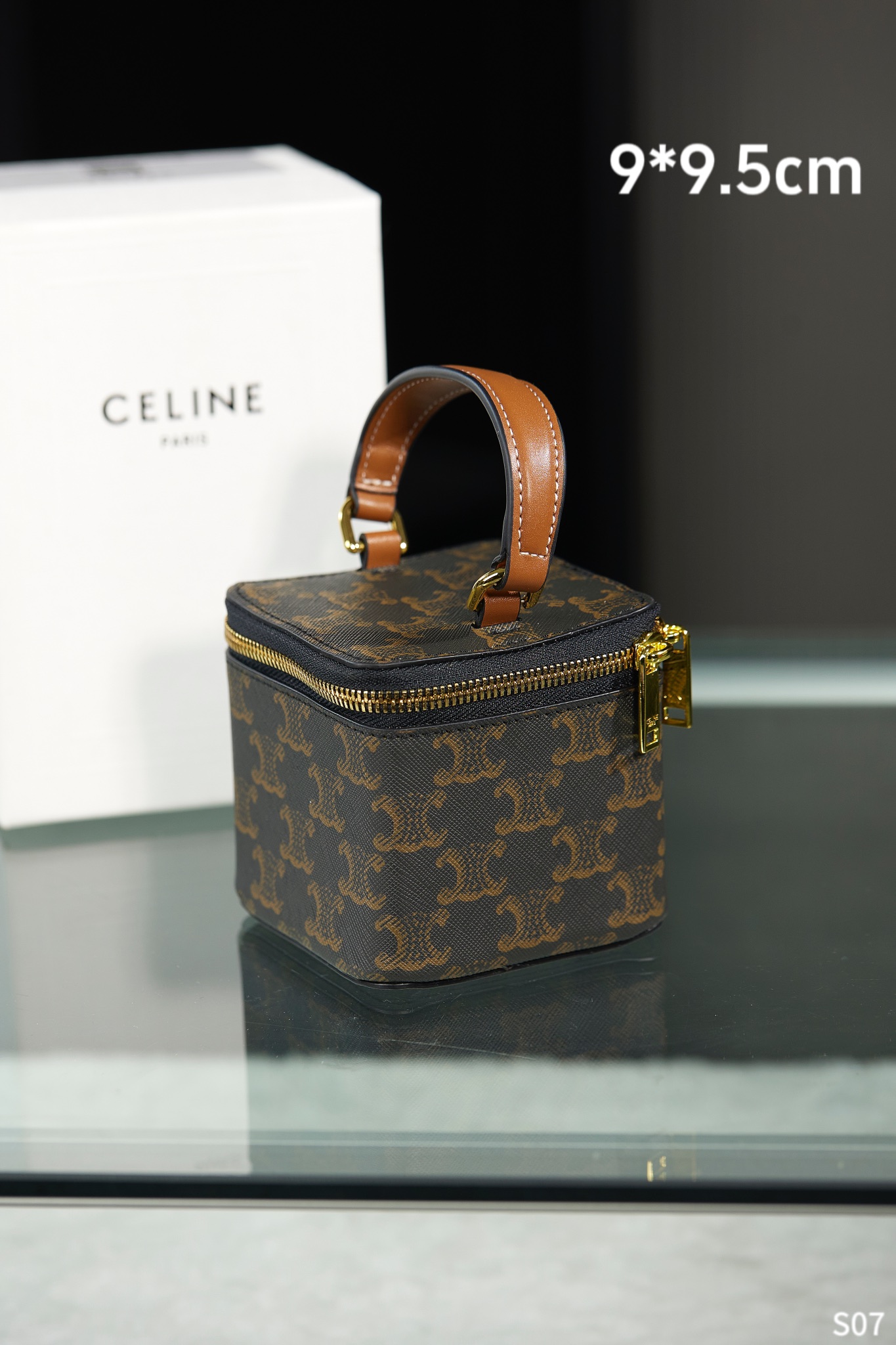 セリーヌバッグCELINE 2023 新作ポータブルスモールボックスバッグ