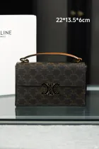 セリーヌバッグCELINE 2023新作 老眼凱旋門 ボックスバッグ