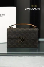 セリーヌバッグCELINE 2023新作 老眼凱旋門 ボックスバッグ