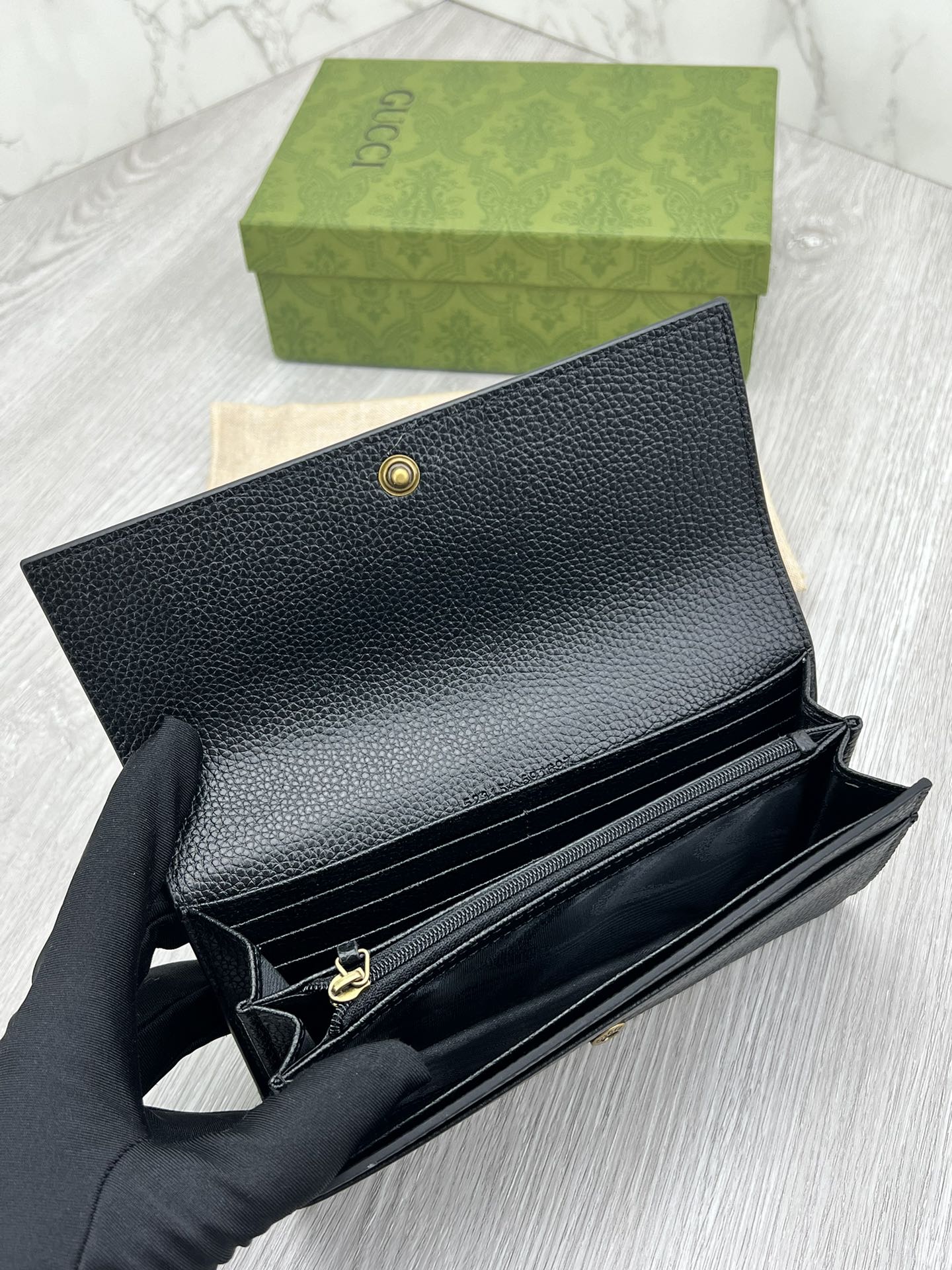 グッチ財布GUCCI 2023新作 ロングジッパーバッグ