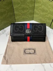 グッチ財布GUCCI 2023新作 レザーバンブーウォレット