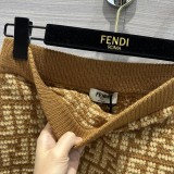 フェンディ服FENDI 2023新作 スリムニットスカート