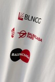 バレンシアガ服BALENCIAGA 2023新作 プリントホールフードスウェットシャツ
